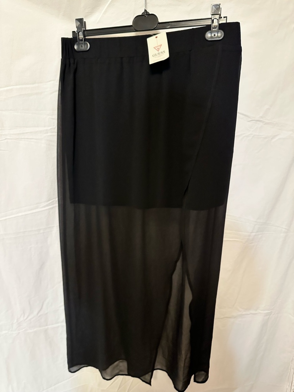 SKIRT Guess SHEER long skirt with stretch mini skirt